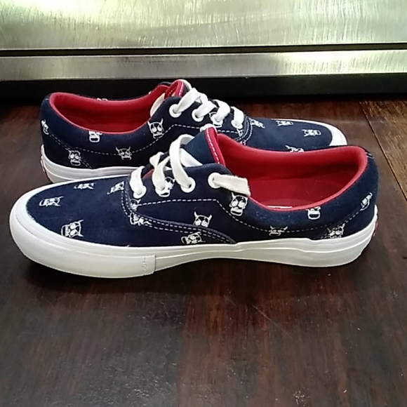 Vans Blue Suede Leather Skateboard Pro Mens 6 - Picture 6 of 9